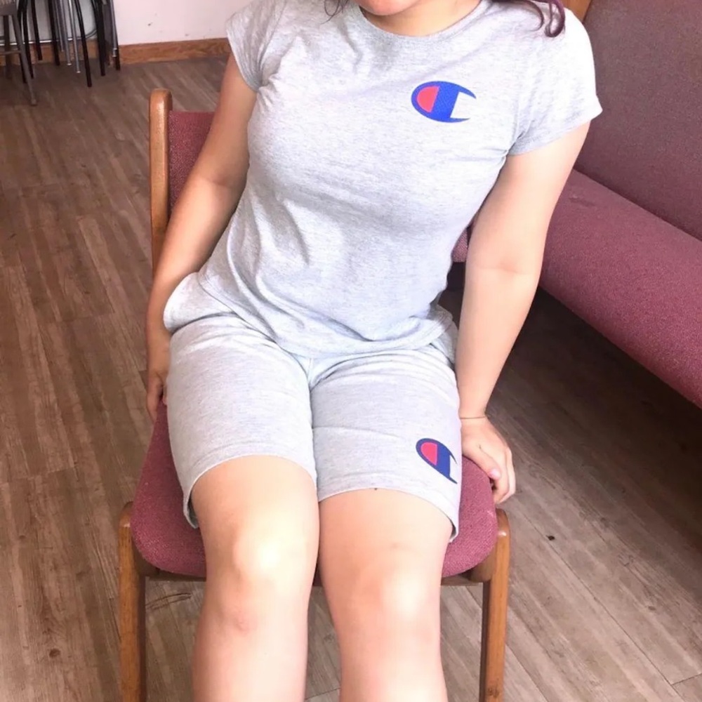 Champion Heather Gray Athletic Set